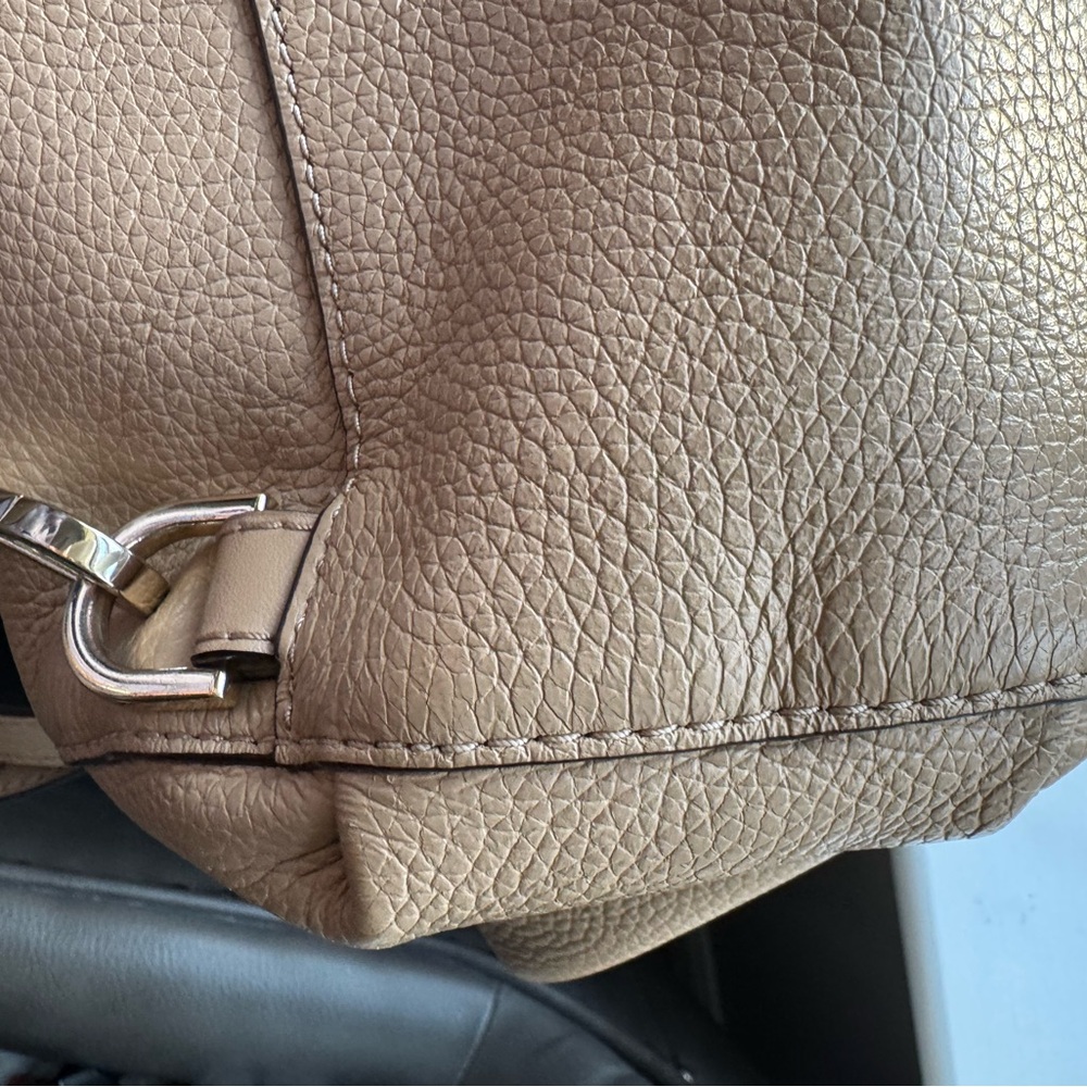 Micheal Kors  Tan Leather Backpack - Picture 15 of 16